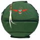 Rahmentrommel-Tasche Deluxe dunkelgrün - roter Adler, 44 cm kaufen München, buy drum case for 16,5